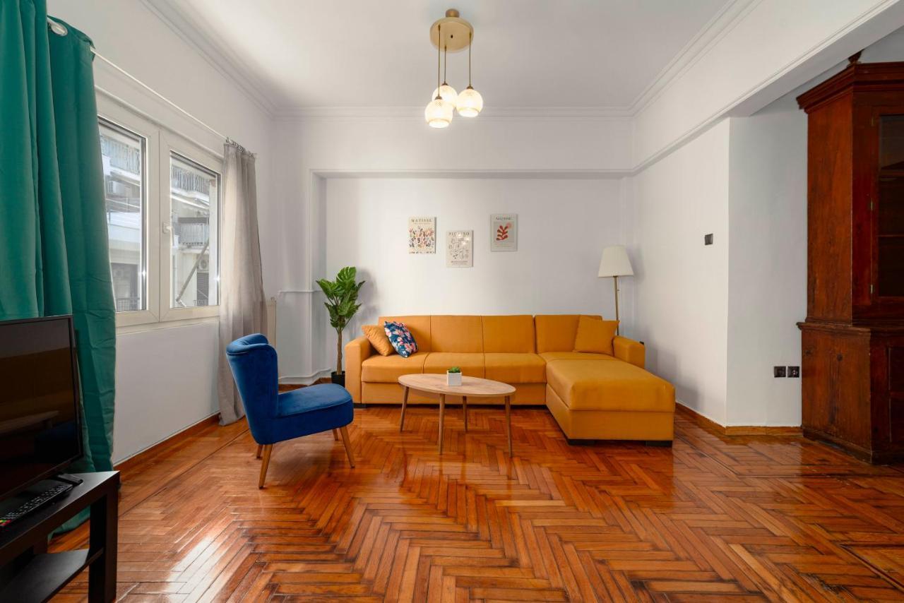 Spacious 2Bd Apartment Next To Athens Archeological Museum Eksteriør billede